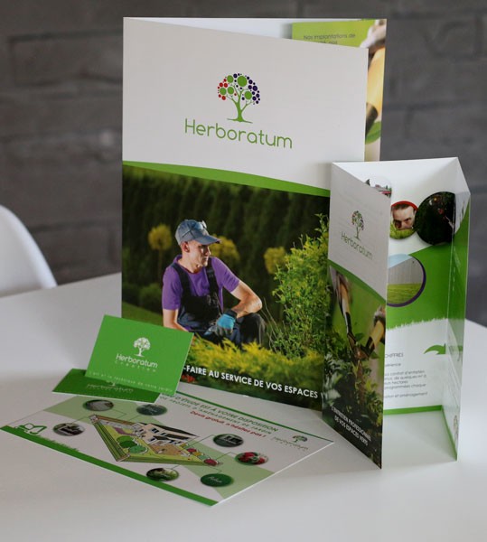 Création de supports de communication pour Herboratum à Orgères